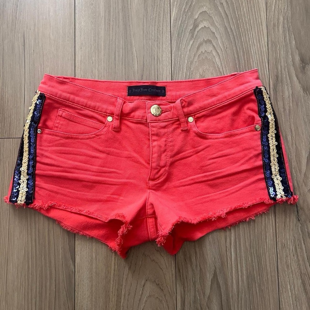 JUICY COUTURE SEQUIN SHORTS
